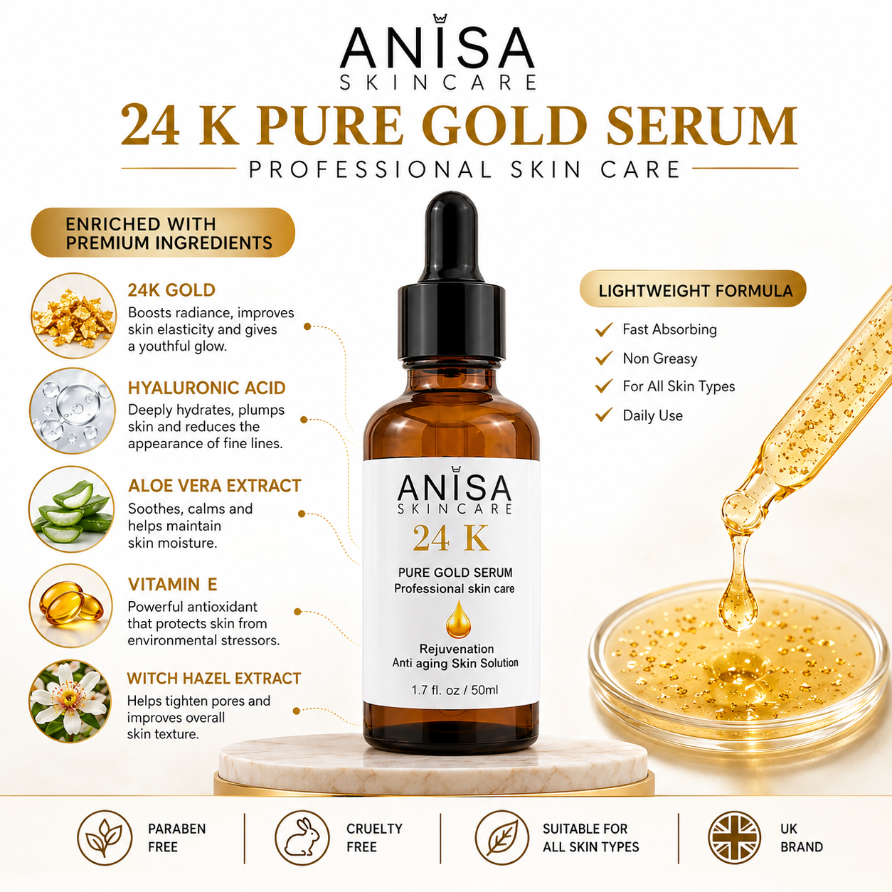 24K Gold Serum