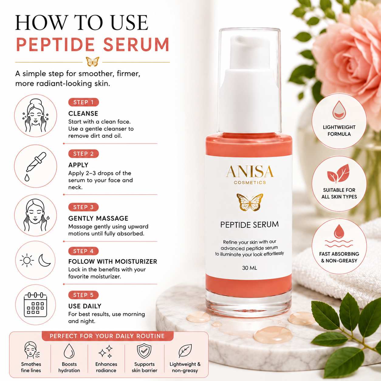 Botox-Like Peptide Serum