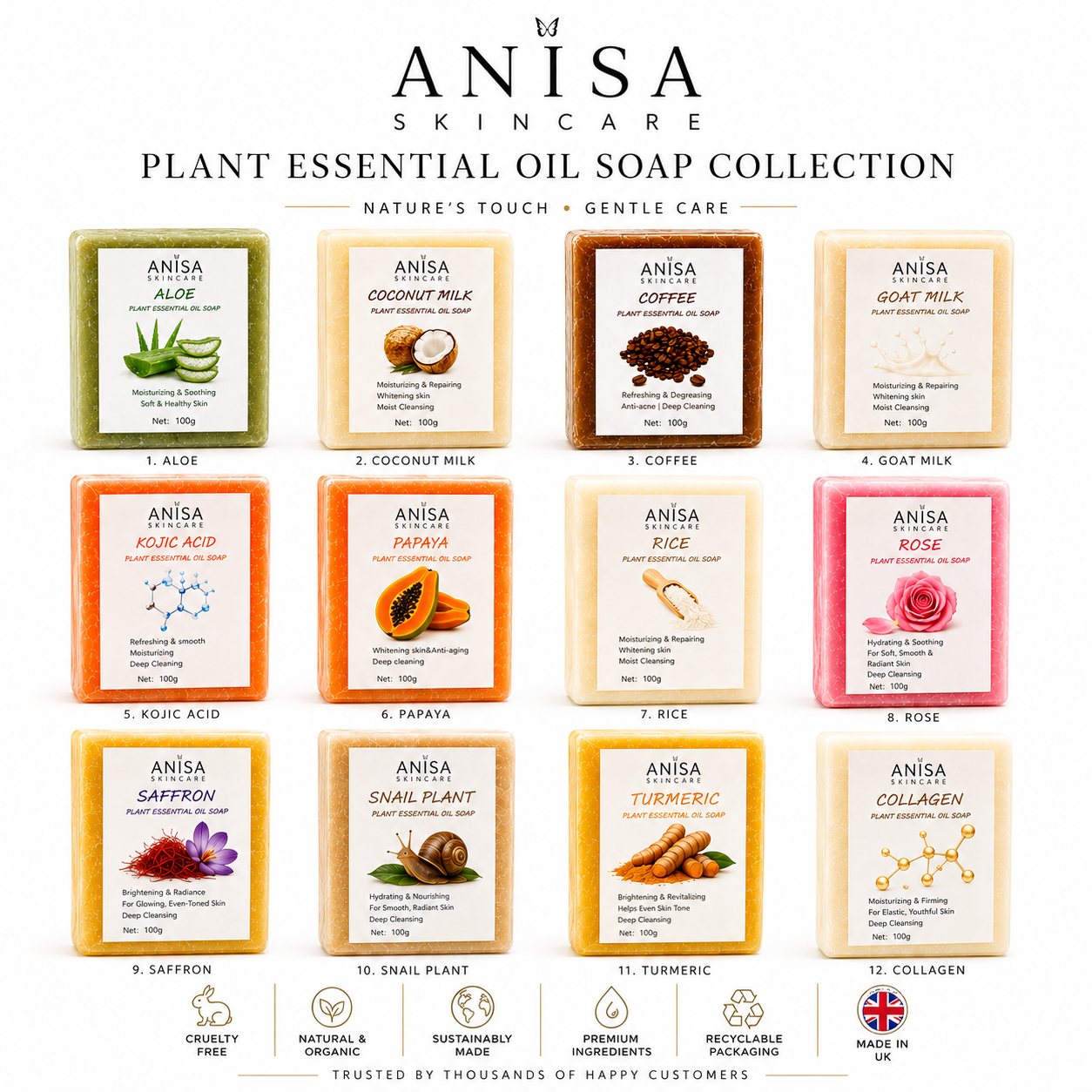 Plant Essential Oil Soap